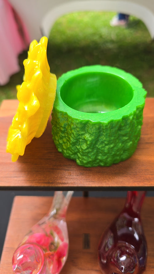 Sunflower trinket box